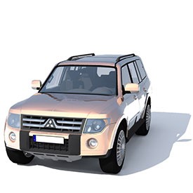 Mitsubishi Pajero 3D Object | FREE Artlantis Objects Download